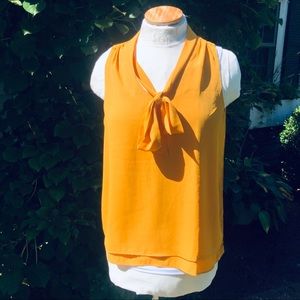 NWOT Yellow Tie Dress Shirt